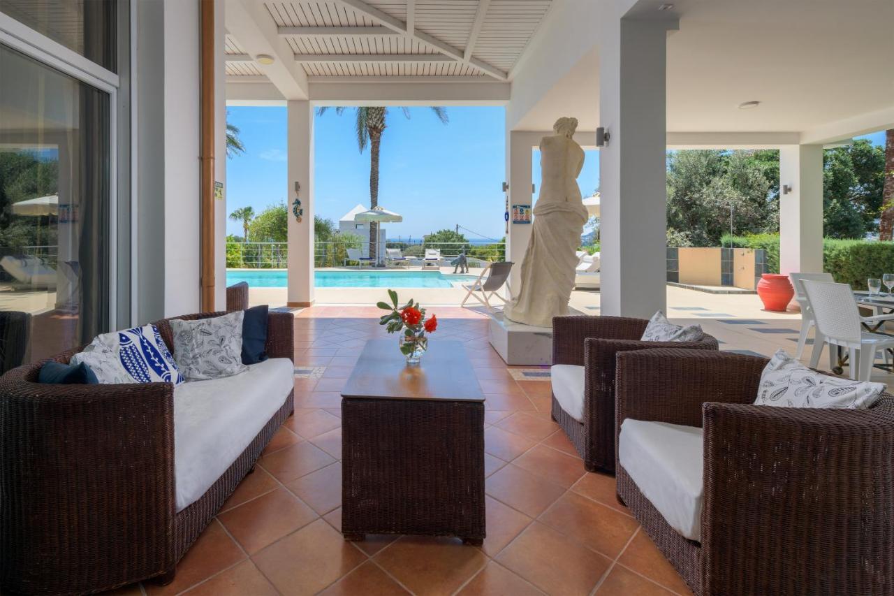 Grande Dame Villa Of Rhodes Asgourou Ngoại thất bức ảnh