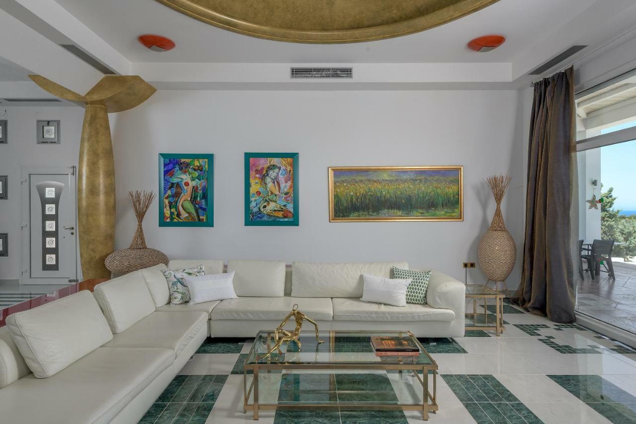 Grande Dame Villa Of Rhodes Asgourou Ngoại thất bức ảnh